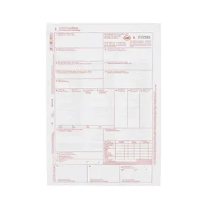 TI.XIII-29/ncr Međunarodni tovarni list CMR, 1+6 listova