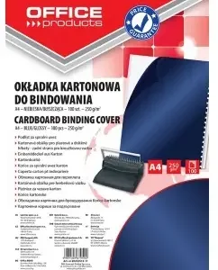 Korice za spiralni uvez reljefni karton A4 250gr 100/1 plave
