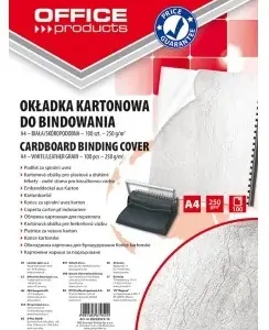 Korice za spiralni uvez reljefni karton A4 250gr 100/1 bijele