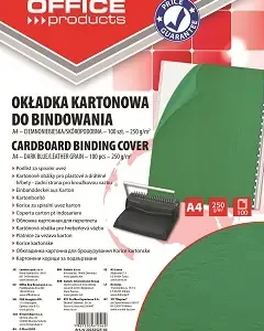 Korice za spiralni uvez reljefni karton A4 250gr 100/1 zelene