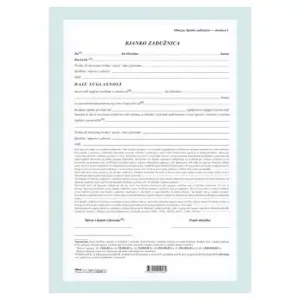 TI.I-638/BZ-€ Bjanko zadužnica u €