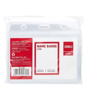 Etui za ID kartice 91x56mm vodonepropusni Deli 5758 10/1 vodoravno