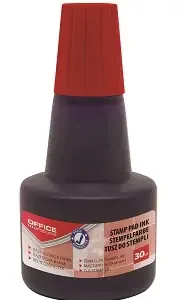 Boja za pečat 30 ml Office products crvena