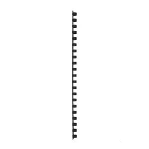 Spirala plastična za uvez do 55 listova 10mm 100/1 okrugla crna
